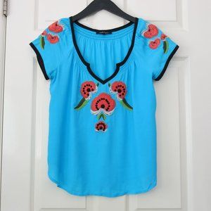 Nanette Lepore embroidered top